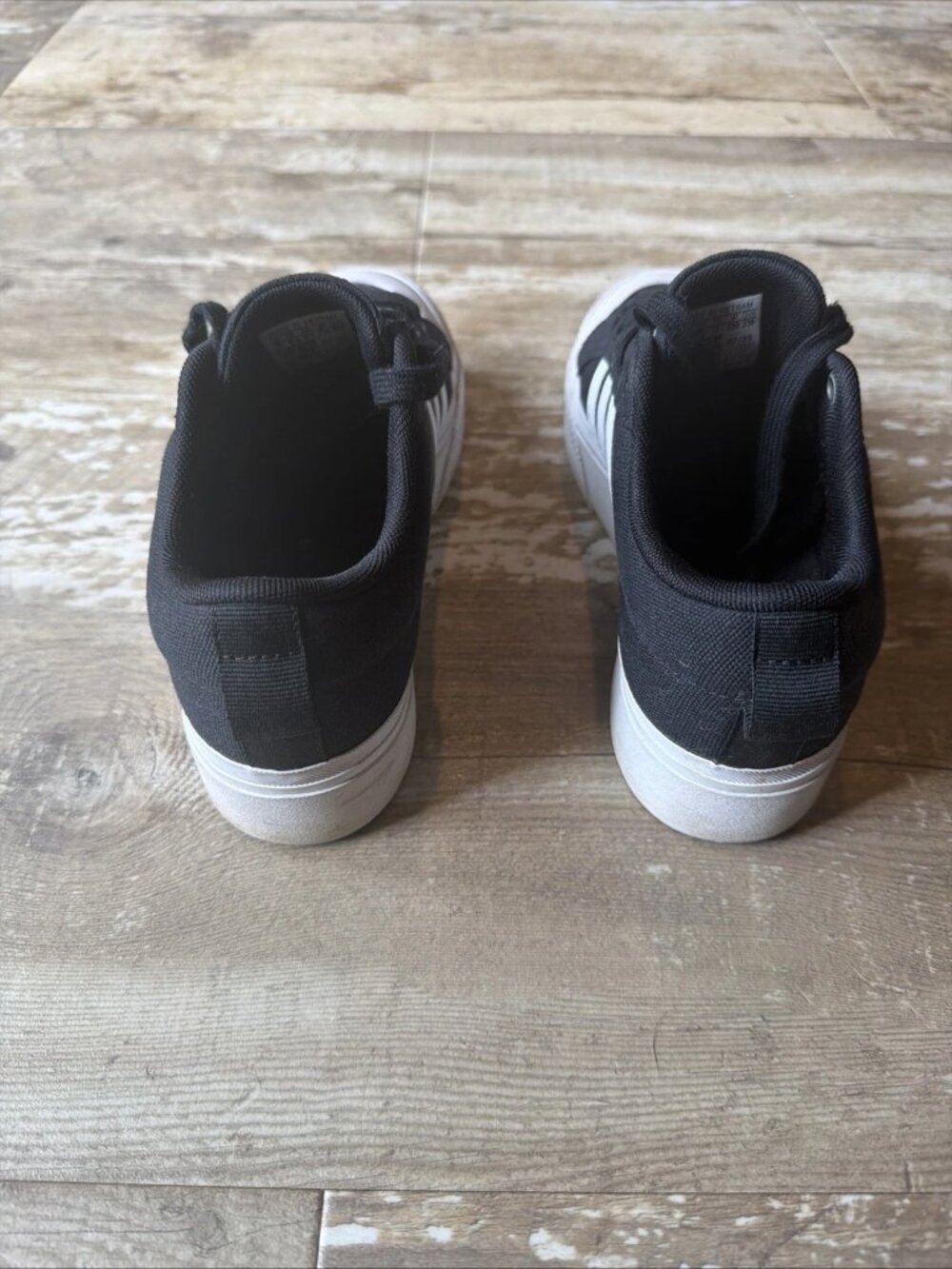adidas Bravada 2.0 Black White Lifestyle Platform Fashion Shoes Women's 6 - Picture 5 of 8